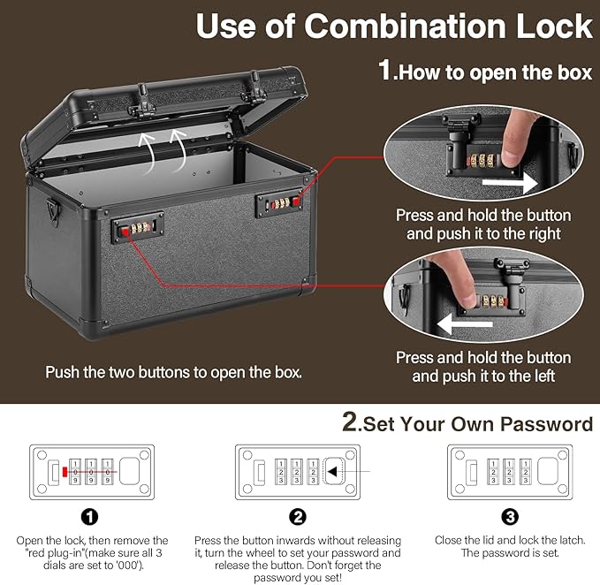 Medicine Lock Box, Lockable Storage Box - Image 7