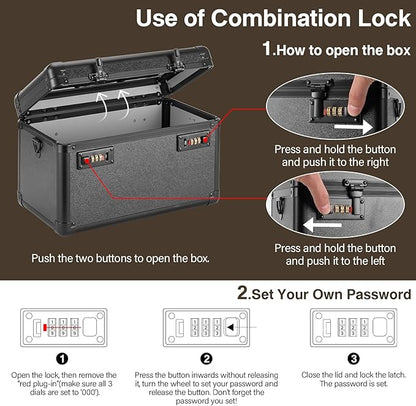 Medicine Lock Box, Lockable Storage Box - Image 7