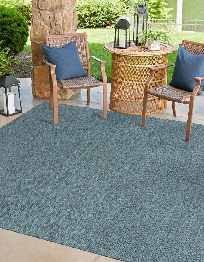 Unique Loom Outdoor Solid Collection Area Rug by UniqueLoom