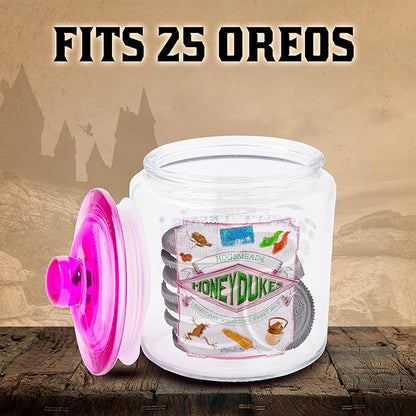 Silver Buffalo Harry Potter Hogsmeade Honeydukes Treats Glass Cookie Snack - Image 4