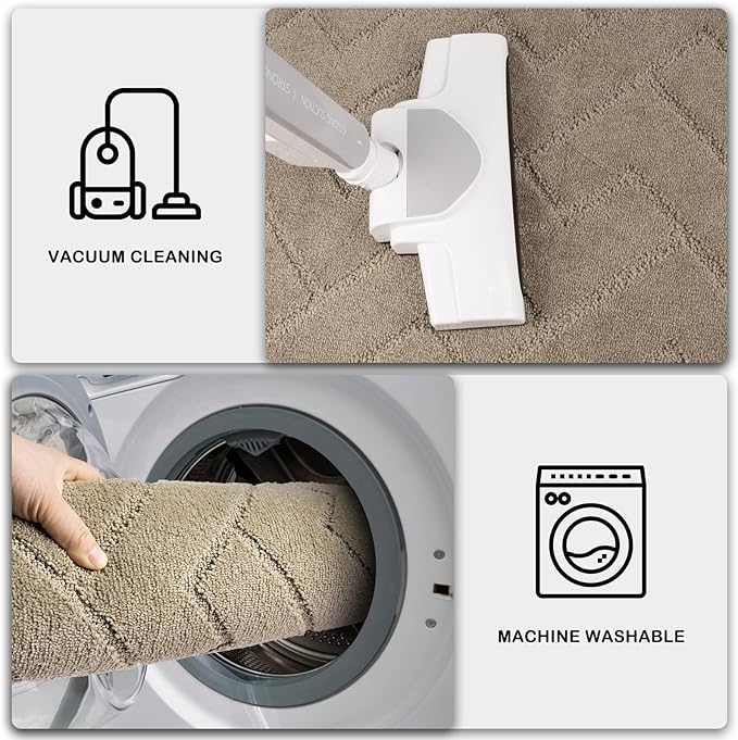 PURRUGS Dirt Trapping Door Mat 32" x 70", Non-Slip Machine Washable Entry Rug - Image 7