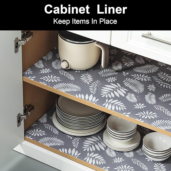 Cooyes Drawer and Shelf Liner, Non-Adhesive Shelf Liners - Image 3