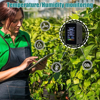 5 in 1 Indoor Air Quality Monitor, Portable Smartair Quality Tester - Image 5