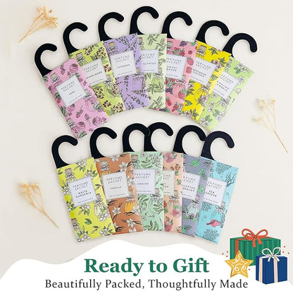 ROSE COTTAGE Large 12 Packs Baby Powder Hanging Closet Air Freshener Scented - Image 4