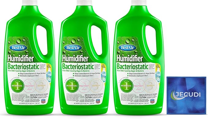 Bacteriostatic Humidifier Water Treatment – Comprehensive Humidifier Cleaning by JECUDI