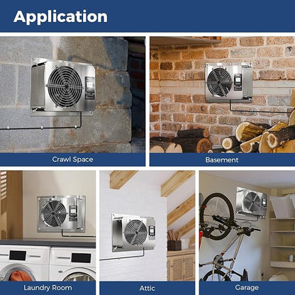 ALORAIR 570 CFM Crawl Space Ventilator Fan - Image 7