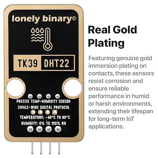 6pcs DHT22 DHT11 Gold Edition Digital Temperature Humidity Sensor Set AM2302 - Image 3