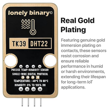 6pcs DHT22 DHT11 Gold Edition Digital Temperature Humidity Sensor Set AM2302 - Image 3