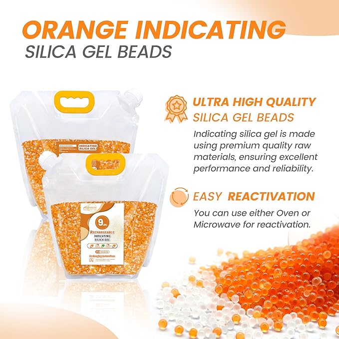 Silica Gel Desiccant Beads – Reusable Desiccant Bulk 3mm Beads - Image 5