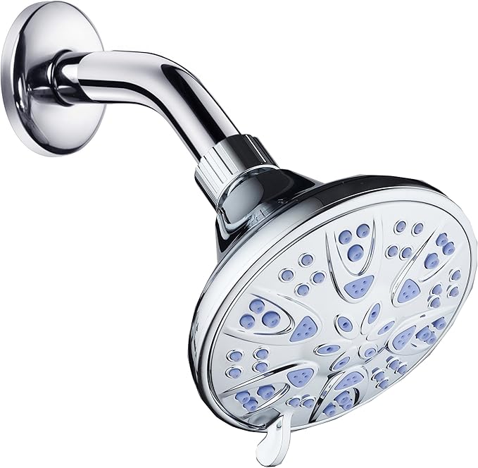 AquaDance Antimicrobial – Anti-Clog High-Pressure 6-Setting Shower Head - Image 5