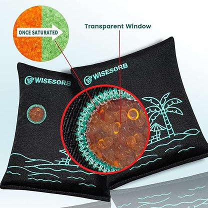 500g x 2pcs Rechargeable Desiccant Packs, Reusable Car Dehumidifier, Microwave - Image 8
