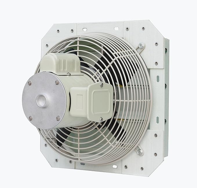 iLIVING 10-Inch Corrosion Resistance Shutter Exhaust Fan, Single Speed - Image 2