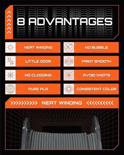 R3D PLA Filament 1.75mm, 0-370 mm/s High Speed PLA Printing, Dimensional - Image 6