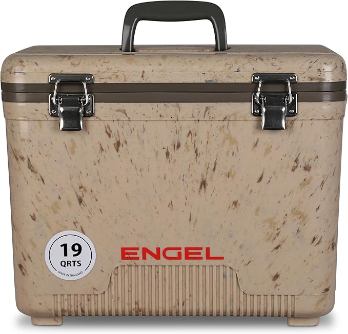 Engel 19qt Leak-Proof, Air Tight, Drybox Cooler and Small Hard Shell Lunchbox by ENGEL