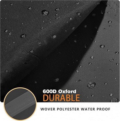Waterproof Patio Loveseat Cover, 78.7W x 38.2D x 35H inches Heavy Duty 600D - Image 4