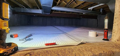 Whitecap Dimple Drainage Matting 4' x 50' - Image 3