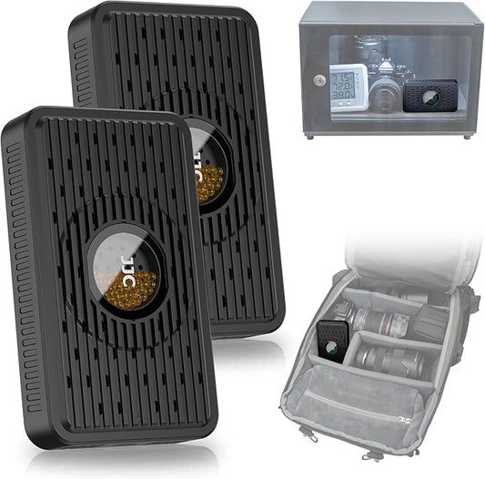2 Pack Rechargeable Desiccant Dehumidifier by Kiorafoto