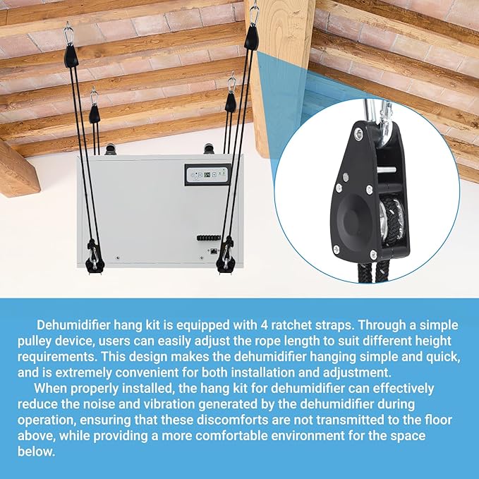 Dehumidifier Hanging Kit, Dehumidifier Joist Hanging Kit - Image 6