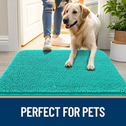 OLANLY Dog Door Mat for Muddy Paws 30x20, Absorbs Moisture and Dirt, Absorbent - Image 6