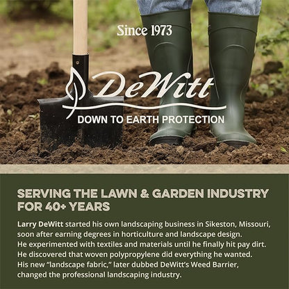 Dewitt 8-Pack Sunbelt Weed Barrier Fabric 3.2 oz, 4 x 300 Feet – Heavy-Duty - Image 6