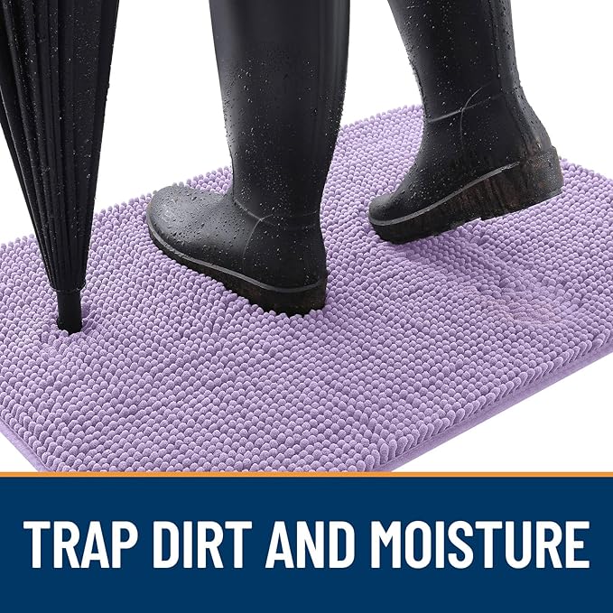 OLANLY Dog Door Mat for Muddy Paws 44x24, Absorbs Moisture and Dirt, Absorbent - Image 2