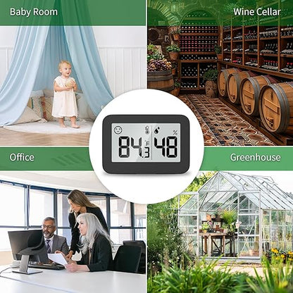 DOOMAY Mini Hygrometer Indoor Thermometer, Digital Humidity Gauge - Image 8