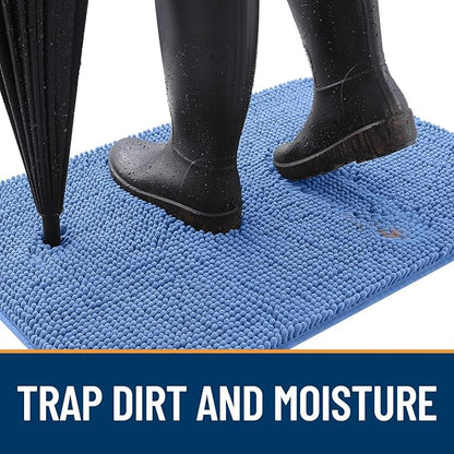 OLANLY Dog Door Mat for Muddy Paws 32x20, Absorbs Moisture and Dirt, Absorbent - Image 2