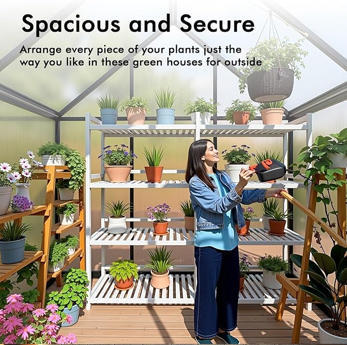 6×4FT Small Greenhouse, Mini Greenhouse - Image 6