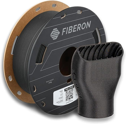 Polymaker Fiberon PA6-CF Carbon Fiber Nylon Filament 1.75mm Black 0.5kg by Polymaker