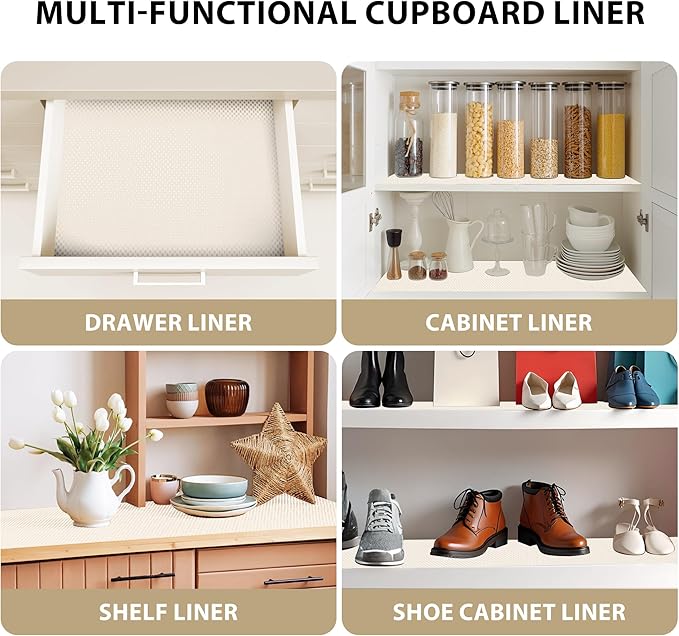 Shelf Liners for Cabinets-Drawer Liner Cabinet Liners for Shelves Kitchen - Image 5