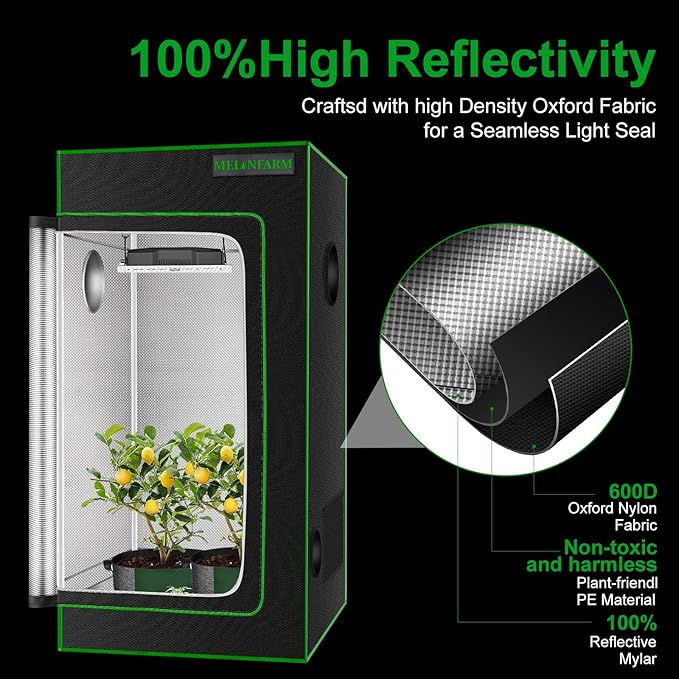 MELONFARM 2x2 Grow Tent - Image 3