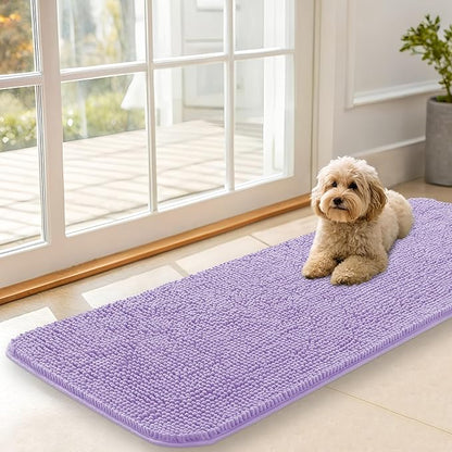 OLANLY Dog Door Mat for Muddy Paws 47x17, Absorbs Moisture and Dirt, Absorbent by OLANLY