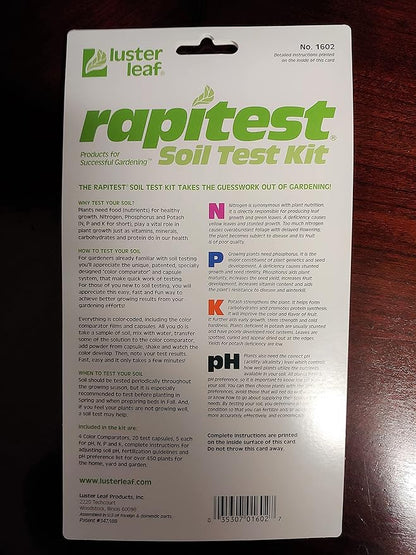 Rapitest Soil Test Kit for Gardens, Vegetables, Flowers and Lawns. USA designed - Image 7
