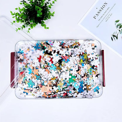 A4 Storage File Box 9 X 13 Clear Stackable Slim Plastic Portable Project Case - Image 9