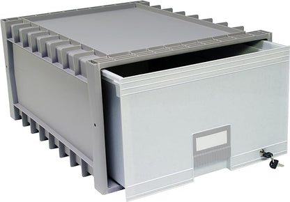 Storex 24-Inch Archive Locking Storage Box - Image 2