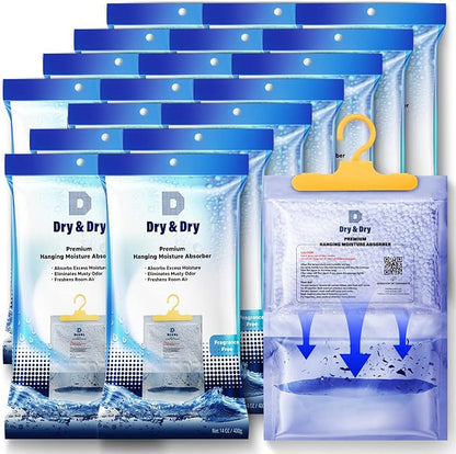 Dry & Dry 18 Pack Premium Moisture Absorbers by DryDry