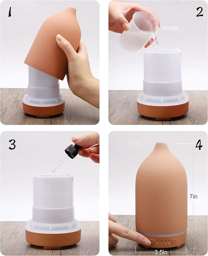 Essential Oils for Diffusers for Home, Ceramic Diffuser for Essential Oils - Image 5
