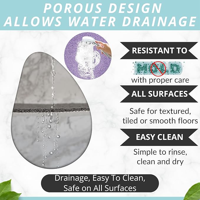 Enkosi Loofah Shower Mat Non-Slip - Image 4