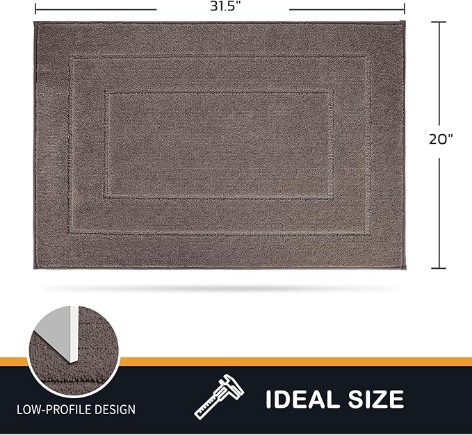 PURRUGS Dirt Trapping Door Mat 20" x 31.5", Non-Slip/Skid Machine Washable - Image 2