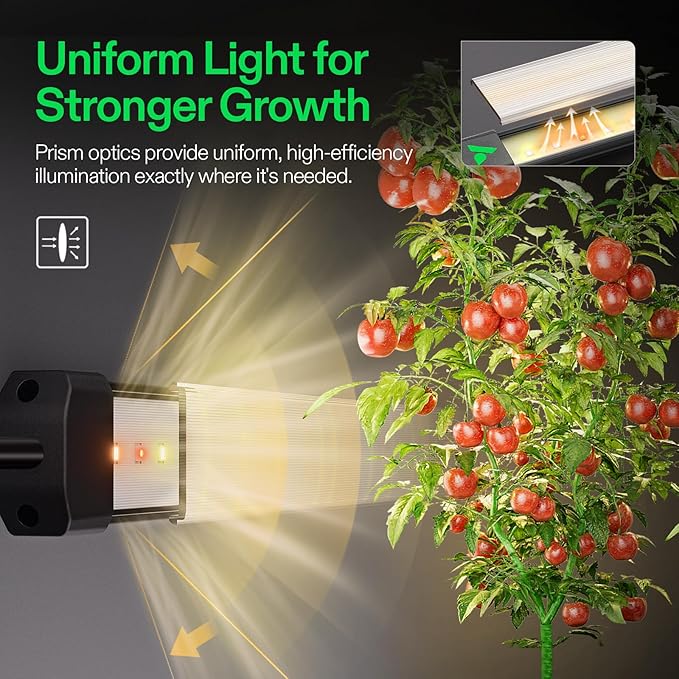 VIVOSUN Lumaray LED Grow Light Bars 16”, Full Spectrum Side Lighting - Image 3
