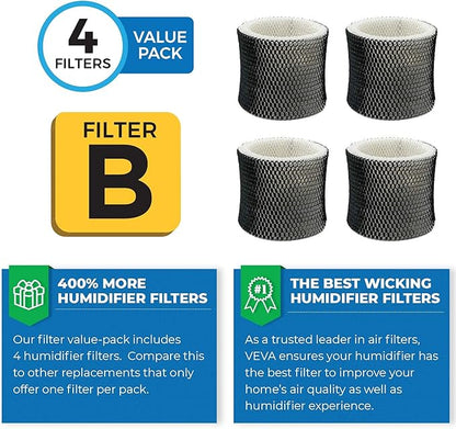 VEVA 4 Pack Premium Humidifier Filters Replacement - Image 3
