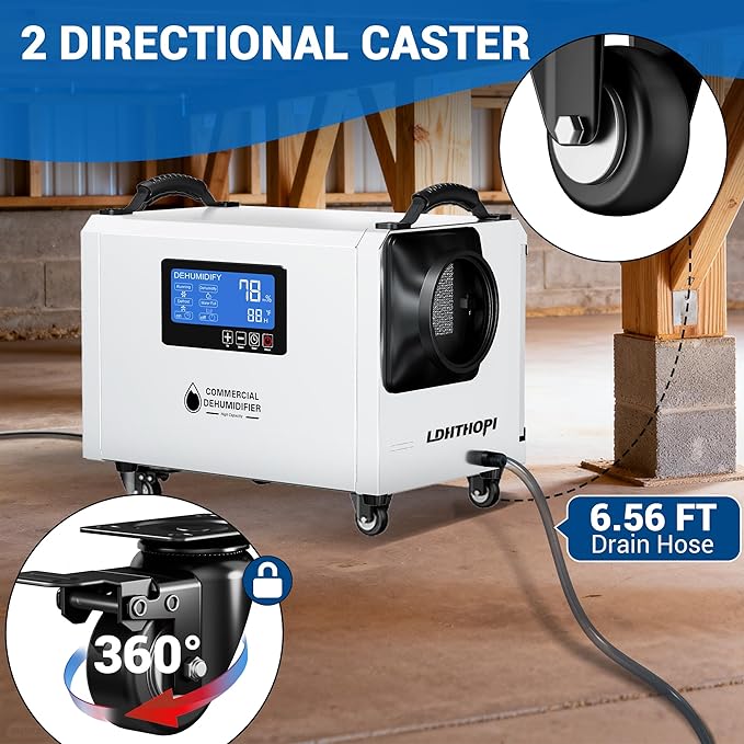 LDHTHOPI 145 Pint Commercial Dehumidifier - Image 5