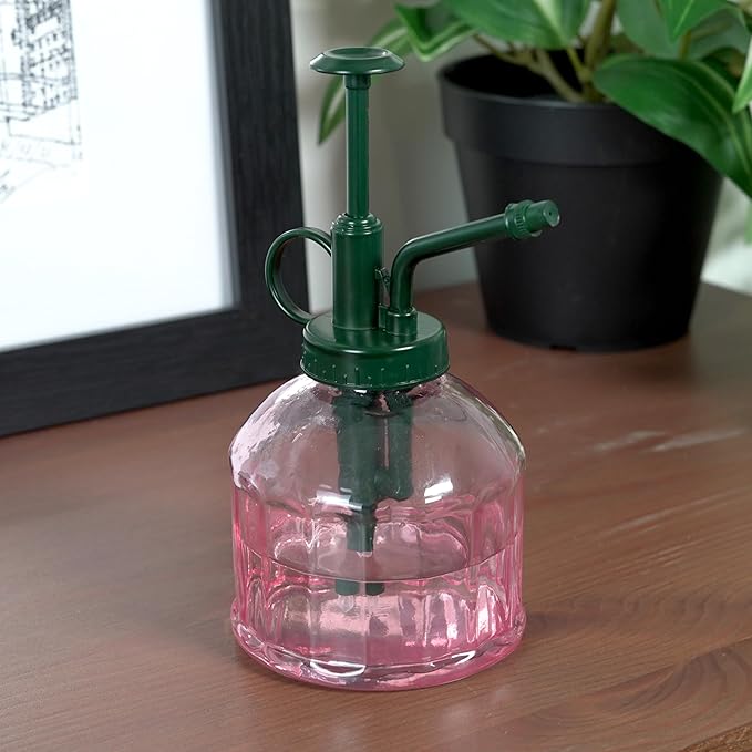 Houseplant Mister Spray Bottle – 180ml Pink Glass Plant Sprayer - Image 8