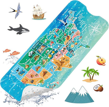 XIYUNTE Baby Bath Mat for Tub Non Slip Kids Bath Mat by XIYUNTE