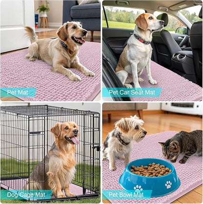 OLANLY Dog Door Mat for Muddy Paws 47x17, Absorbs Moisture and Dirt, Absorbent - Image 7