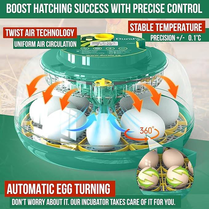 Dural's DX5® | Professional 18 Egg Incubator - Image 3