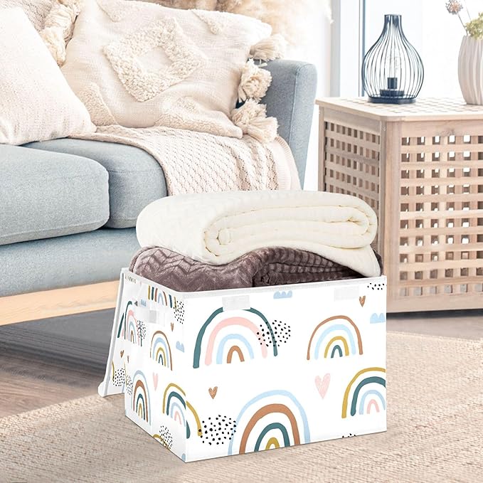 xigua Cartoon Rainbow Storage Bins - Image 5