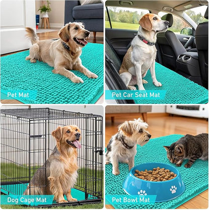 OLANLY Dog Door Mat for Muddy Paws 34x21, Absorbs Moisture and Dirt, Absorbent - Image 7