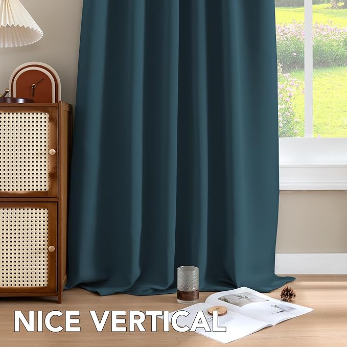 H.VERSAILTEX Blackout Curtains Thermal Insulated Window Treatment Panels Room - Image 8