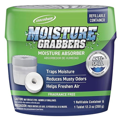 Concrobium 378490 Moisture Grabbers Moisture Absorber Refillable Container by Rust-Oleum